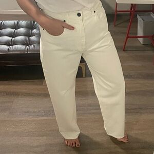 Slvrlake koko white jeans in size 28